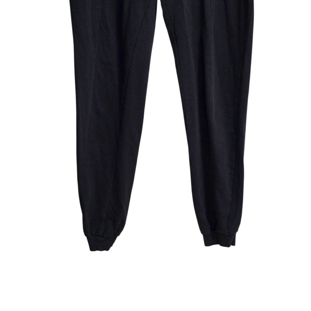 Long Tall Sally Tall Black Cuffed Drawstring Joggers Sz 10 - Picture 4 of 12